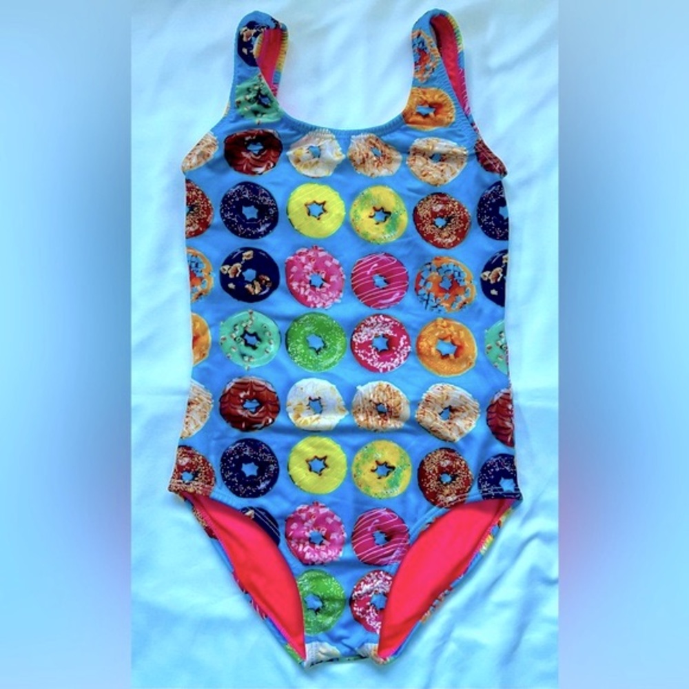 Terez Girls’ Donut One Piece Swim Suit